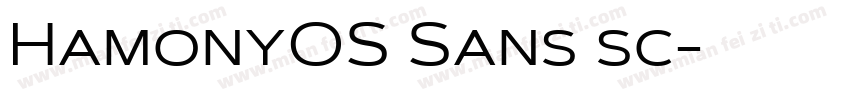 HamonyOS Sans sc字体转换